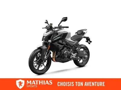 Concessionnaire des véhicules neufs et d'occasion. Sportive CF MOTO 450NK 2026 La 450NK n'est pas se...