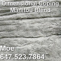 Dimensional Coping Manitou Blend Retaining Wall Coping Concrete