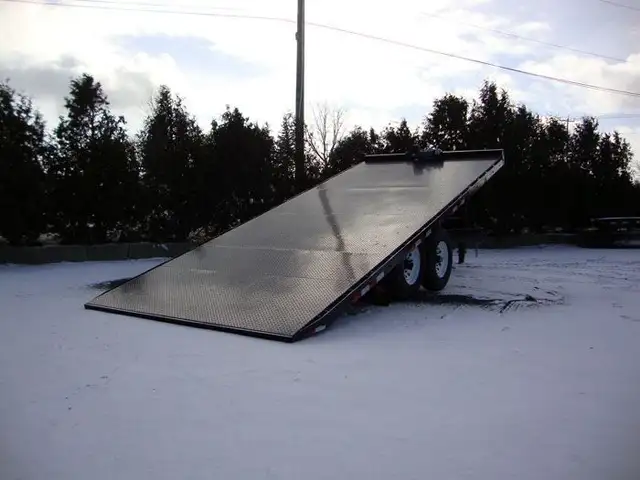 Miska Hydraulic Tilt Flatbed Trailer in Cargo & Utility Trailers in Ottawa - Image 5