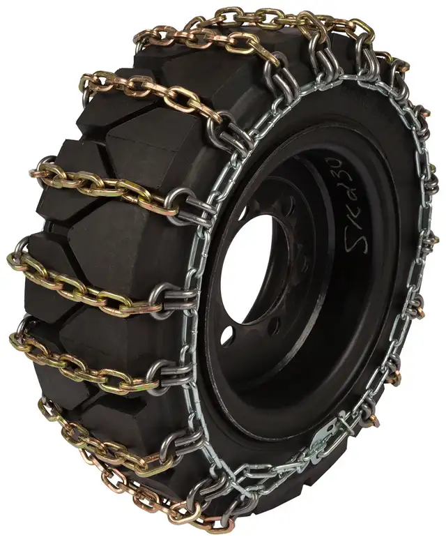 NEW SKID STEER LOADER TIRE CHAINS SNOW CHAIN 12X16.5 & 10X16.5 in Heavy Equipment Parts & Accessories in Prince Albert - Image 5