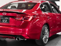 The 2023 INFINITI Q50 Red Sport 400 is the high-performance pinnacle of the Q50 sedan lineup. Unlike... (image 6)