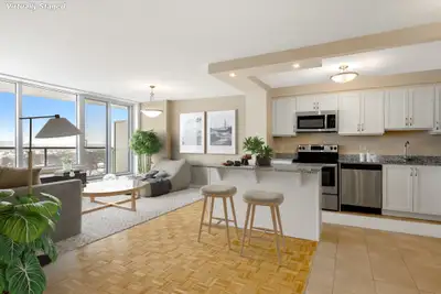 1 Bedroom, 1 Bath suite with spacious living room & dining area! Parking spot $185 (optional). Build...