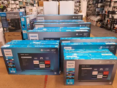 BRAND NEW PHILIPS 40" FRAMELESS 1080p SMART ROKU TV, View more