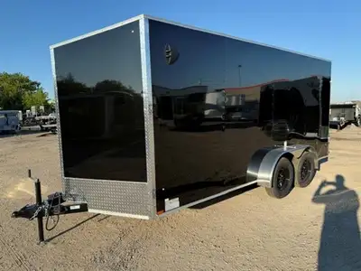 2027 Forest River 7x16 Tandem axle GVWR 7000lbs and a cargo capacity of 4700lbs. This budget friendl...