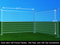 Temporary Fence Panels- Safety Wire Fast Fence REDUCED PRICES