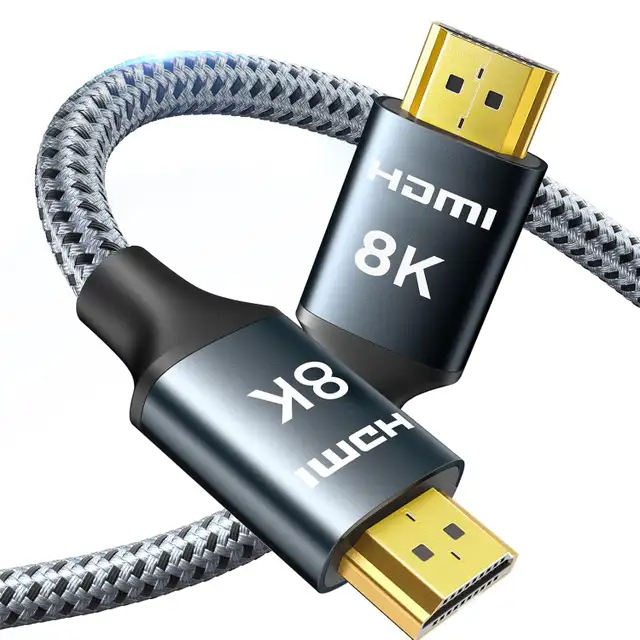 8K HDMI Cable 18 FT, ARISKEEN 48Gbps High Speed HDMI 2.1 Cable in General Electronics in Markham / York Region - Image 2