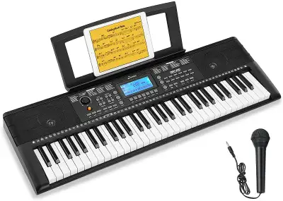 Donner DEK-610 Piano Keyboard, 61 Keys Digital Piano for Beginne, View more