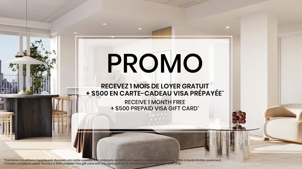 PROMO-4.5 condo appartement a louer Ville Saint Laurent-Leora 2