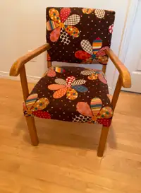 Chaise fleurie