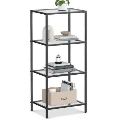 BRAND NEW - VASAGLE Bookcase, 4-Tier Bookshelf... LOT# 348, View more