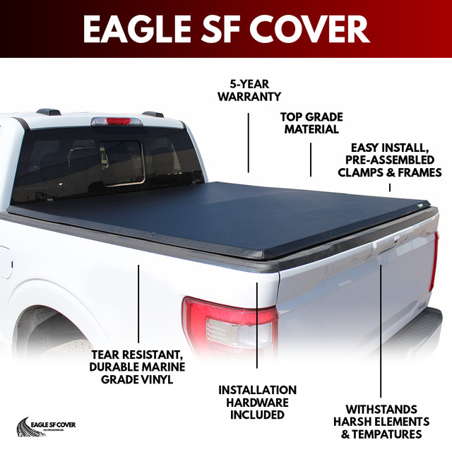 Tonneau Covers - Eagle Soft Fold $295.00 in Other Parts & Accessories in Edmonton - Image 2