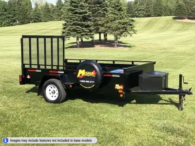 New 6'x10' Premium Steel Utility Trailers by Miska - Made in Canada Ready to Roll, starting at just...