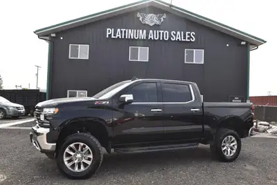 LIFTED • LOADED • DURAMAX POWERED 2022 CHEVROLET SILVERADO 1500 LTZ Z71 4X4 CREW CAB DURAMAX 3.0L TU...