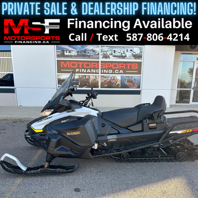 Welcome to Motorsports Financing - Kelowna! 2026 Skidoo Skandic Engine: 0