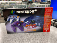 Nintendo N64  Atomic Purple Extra Controller Bundle