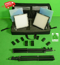 The Ultimate Travel LED Photo/Video Lighting Kit - NEW ON SALE!