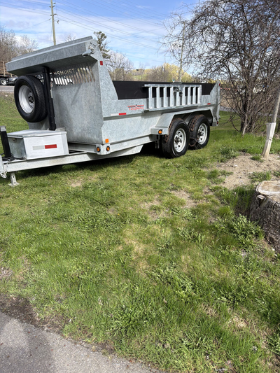 5 ton galvanized 6x12' dump ramps and tarp kit Great condition $10500 ...