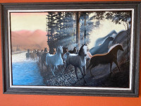 Original Oil Paintings by John Stone Western Artist