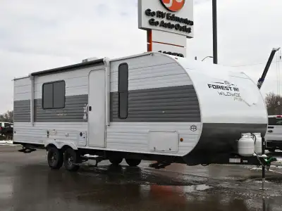 The 2026 Forest River Wildwood FSX 233RBLE is a thoughtfully laid-out travel trailer designed with c...