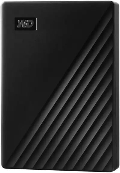 WD 5TB My Passport, Portable External Hard Drive, Black, View more