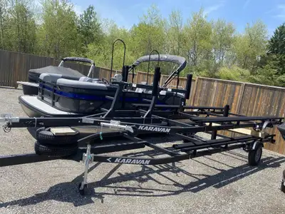 2026 Karavan 18-22' 2026 Karavan 18-22' pontoon trailer 2700 lb capacity single axle NO brakes armou...