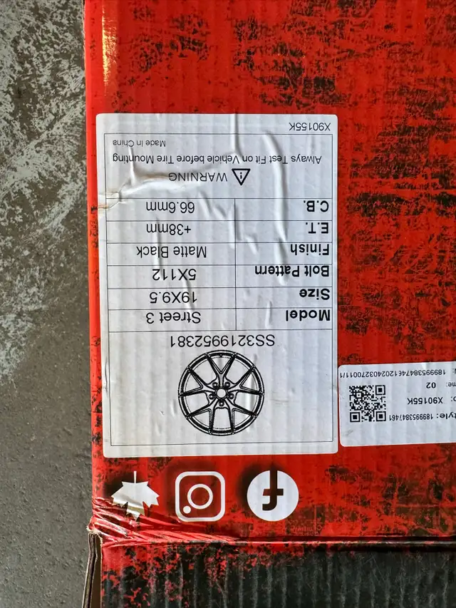 Four New 19″5x112 Sentali Rims w/ 255/55R19 Continental Winter in Tires & Rims in Oakville / Halton Region - Image 4