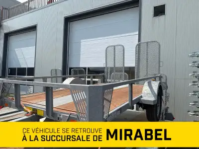 REMORQUES Maxi-Roule UTO66123S - UTILITAIRE 10 PIED 2023: Numéro d'inventaire: U60349 Consultez l'in...