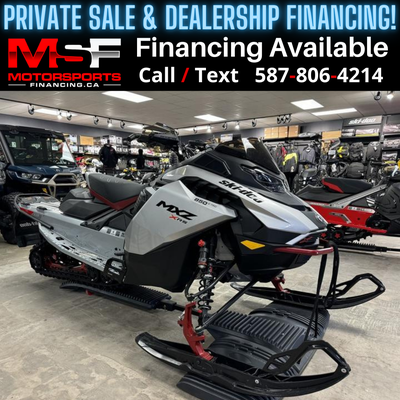 Welcome to Motorsports Financing - Kelowna! 2024 Skidoo MXZ XRS 850 137 Engine: 1000