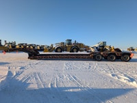 2002 Knight Double Drop RGN Lowbed 10 wide Lowboy mechanical detach neck., 10x24 main deck 2 pin nec... (image 9)