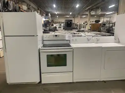 Réfrigérateur cuisinière laveuse sécheuse, View more