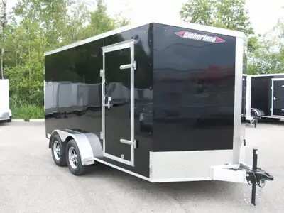 Remorque neuve WERBERLANE Aluminium 7' x 14' v-nose 2 essieux avec mags 6'.6'' de haut interieur ply...