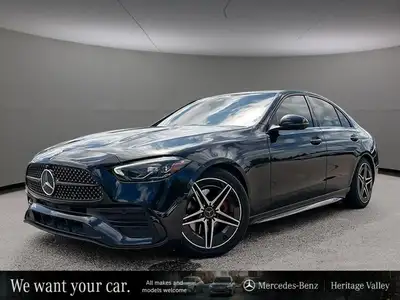 This Mercedes-Benz C-Class has a strong Intercooled Turbo Gas/Electric I-4 2.0 L/122 engine powering...