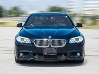 2013 BMW 550 M-Sport PKG Xdrive Black Exterior on White Interior comes with Navigation and Back up C... (image 1)