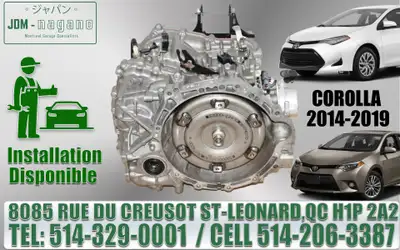 2014 2015 2016 2017 2018 2019 Toyota Corolla CVT Transmission 1.8 Appelez s'il vous plaît 514-329-00...