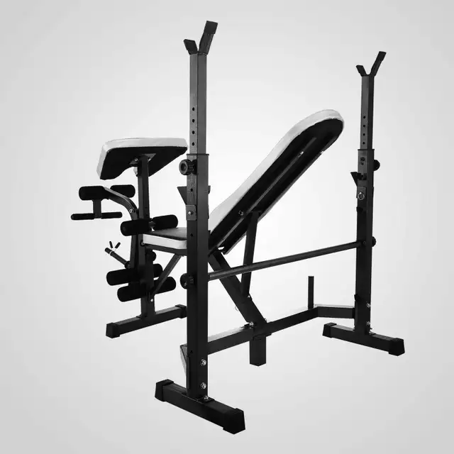 NEW ADJUSTABLE WEIGHT LIFTING BENCH 660 LBS HOME GYM  WLB1V0 in Exercise Equipment in Prince Albert - Image 5