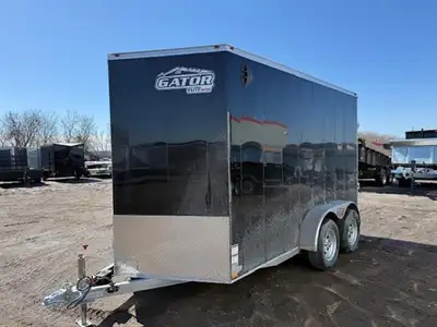 2026 JENSEN ELITE PRO SERIES 7 x 12 tandem axle trailer MADE IN CANADA 7000lb GVWR and a cargo capac...