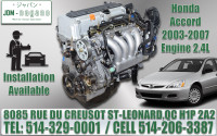 Moteur Honda Accord 2003 2004 2005 2006 2007 K24A Engine 2.4