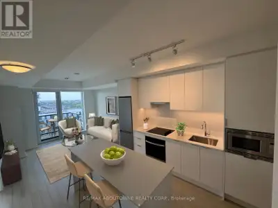 Experience modern living in this stunning 12th-floor suite overlooking the serene Athabasca Pond in...