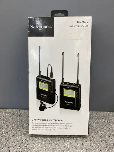 Saramonic UwMic9 UHF Wireless Microphone System, View more