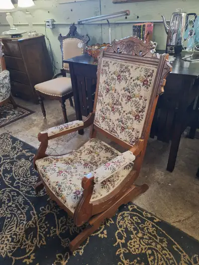 Antique Platform Rocking Chair, View more