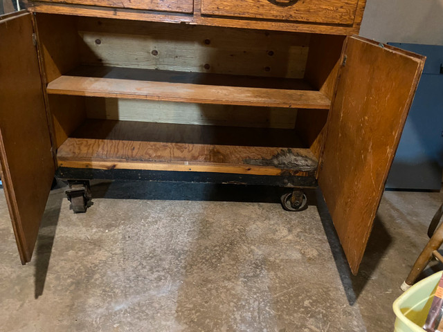 Unique antique Industrial cabinet -  one of a kind  in Hutches & Display Cabinets in Bridgewater - Image 4
