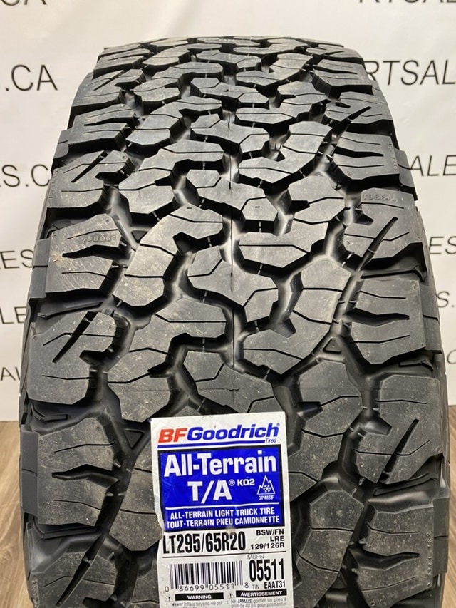 295/65/20 Bfgoodrich tires Fuel Rims Dodge Ram GM 2500 3500 Tires