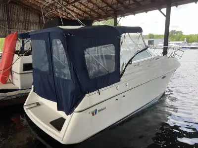 This Wellcraft Prima 243 includes the trailer. Full survey available. Check it out!