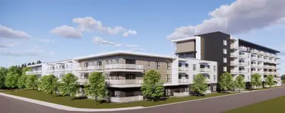Bienvenue à Le Pilier Lévis, 148 condos locatifs, unités modèles terminées pour visite Le Pilier Lév...