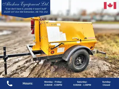 Yellow Kubota Diesel Engine Has Two Lights With Unit 120/240 Volt With 30a Outlet Positive Av Shutof...