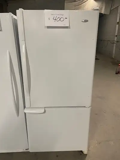 Réfrigérateur blanc 30'' congélateur en bas Amana, View more