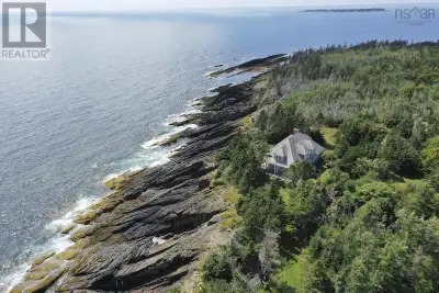 Off the Aspotogan Peninsula, on Nova Scotia's treasured South Shore, East Ironbound Island over look...