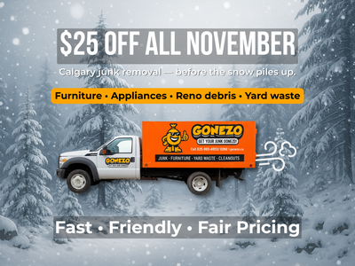 Junk Removal Calgary – Fast • Friendly • Fair-Priced | Gonezo, View more