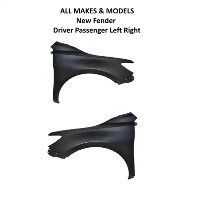 New Driver Side Left Fender New Passenger Side Right Fender ACURA AUDI BMW BUICK CADILLAC CHEVROLET...