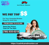 Cash For Cars USED & Scrap - INSTANT CASH